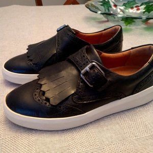 Frye Women's Gemma Kiltie - Black Size 7